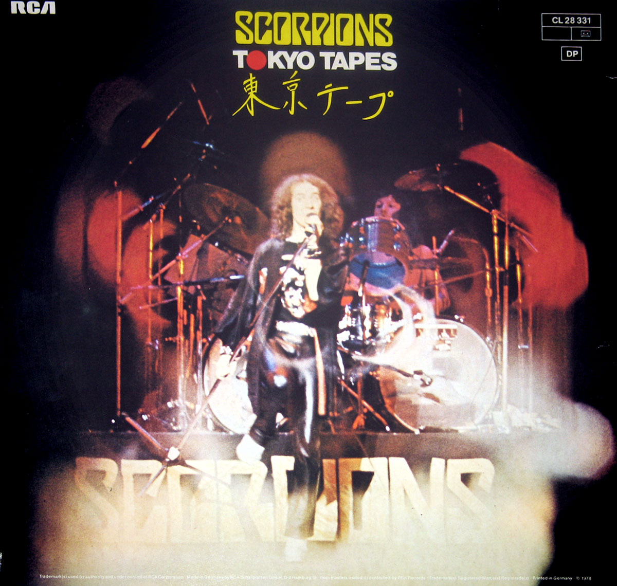High Resolution Photos of scorpions tokyo tapes live 2lp 
